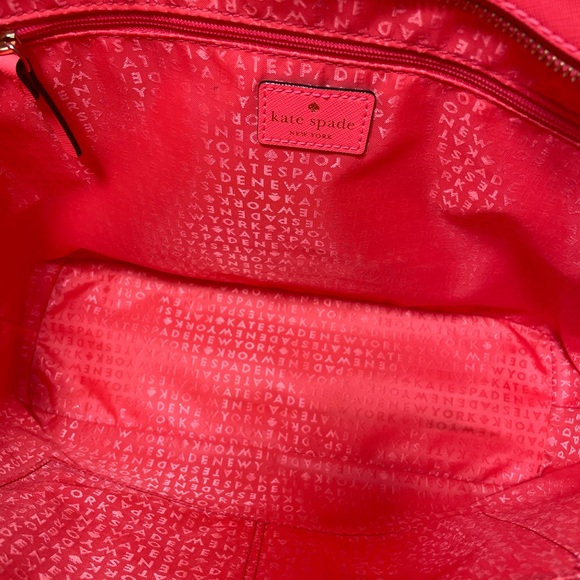 Kate Spade Abbey Street Karla in Cream and Hot Pink EUC - Picture 16 of 17